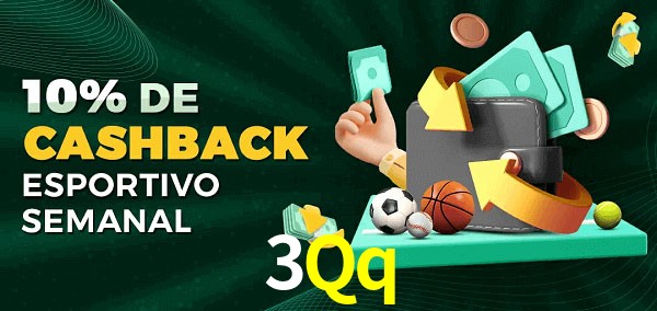 10% de bônus de cashback na 3Qq